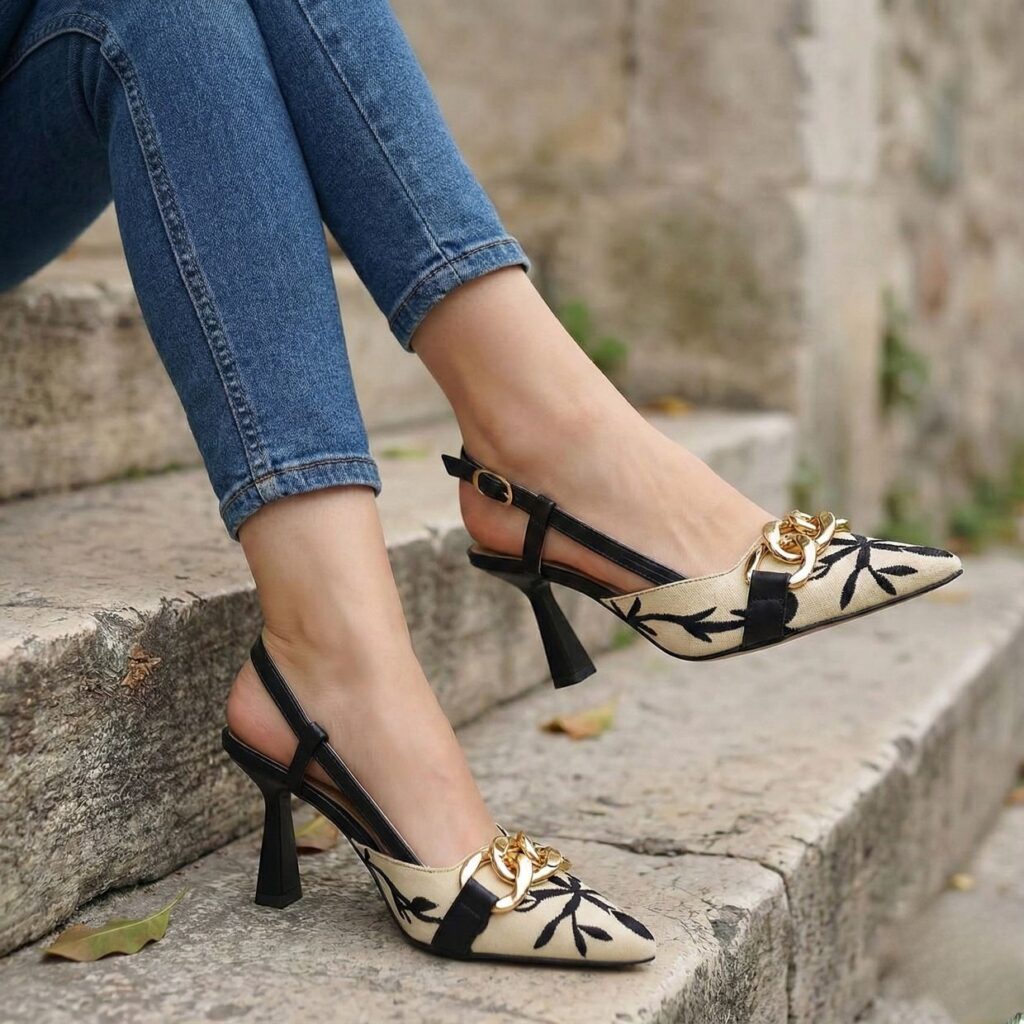 Zara Floral Pumps