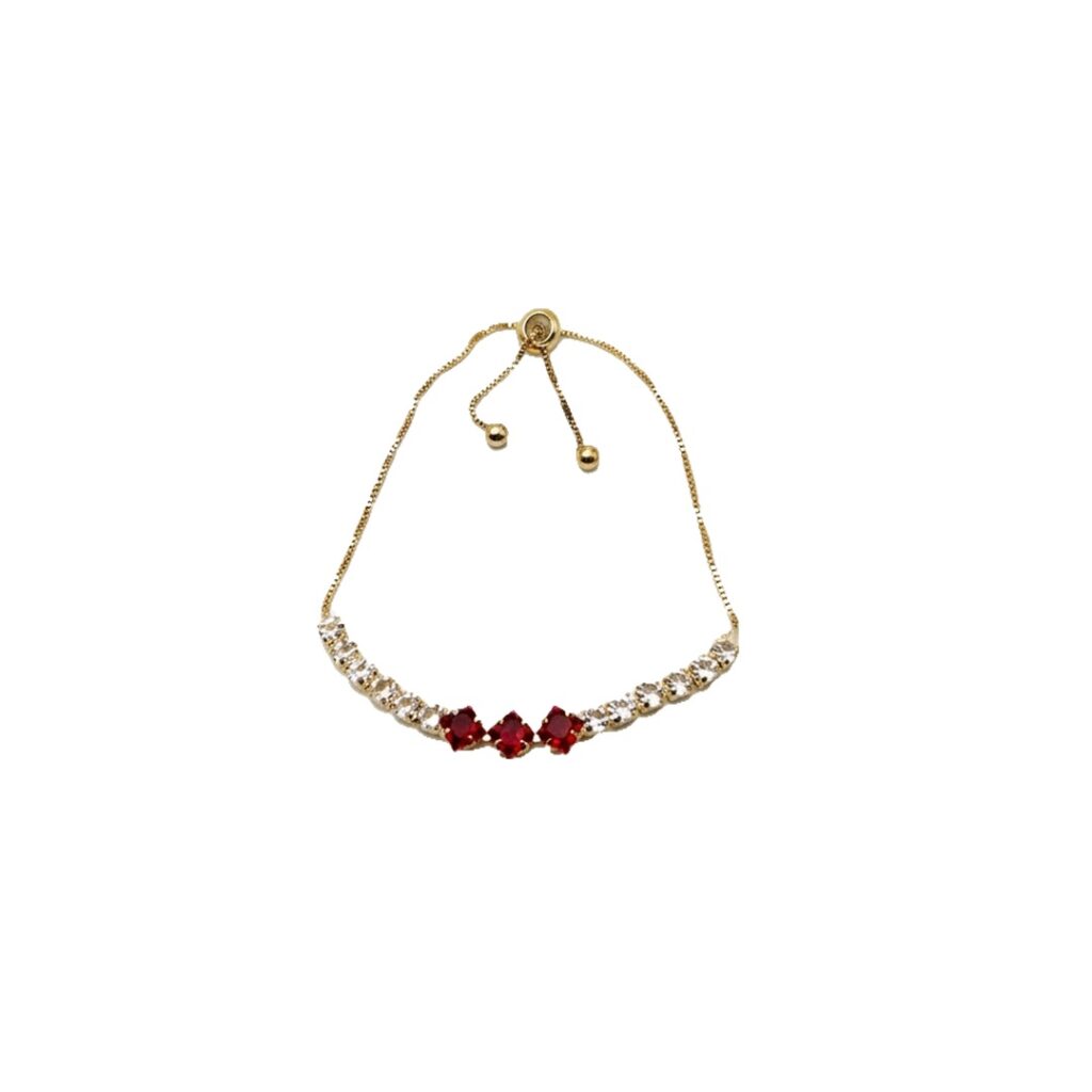 Ruby Slider Bracelet